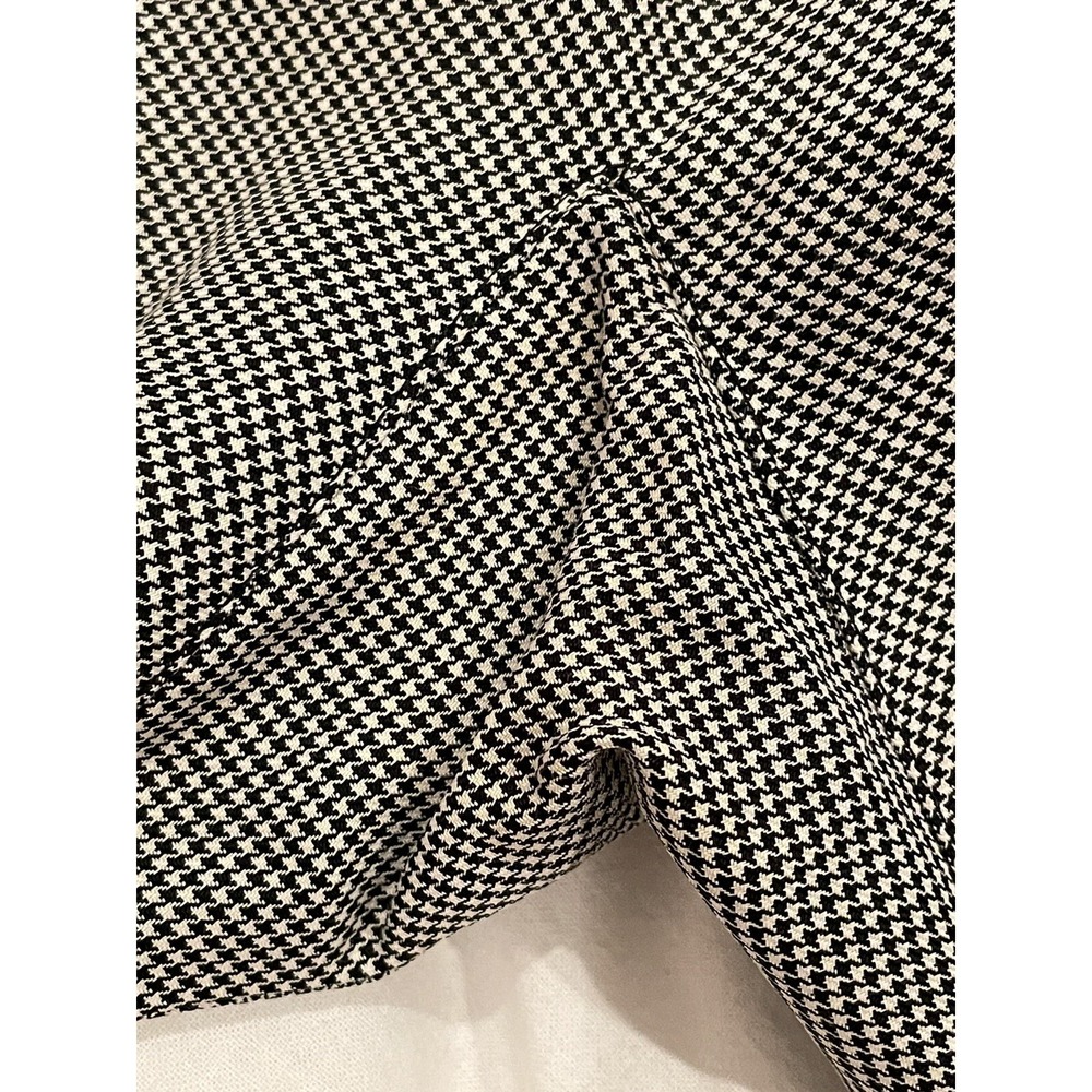 VTG 60s Houndstooth Sheath Dress Mad Men Herman Marcus Waist 26 (READ - Picture 8 of 15